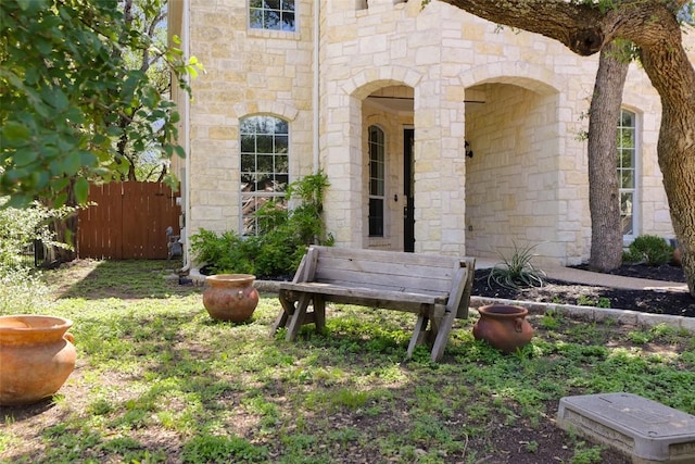 7921 Davis Mountain Pass, Austin, TX 78726 - view of yard