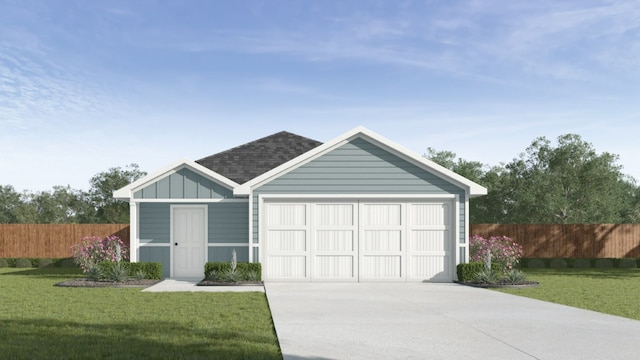 410 Wild Goose Dr, Luling, TX 78648 - view of front facade featuring driveway, roof with shingles, board and batten siding, and a garage