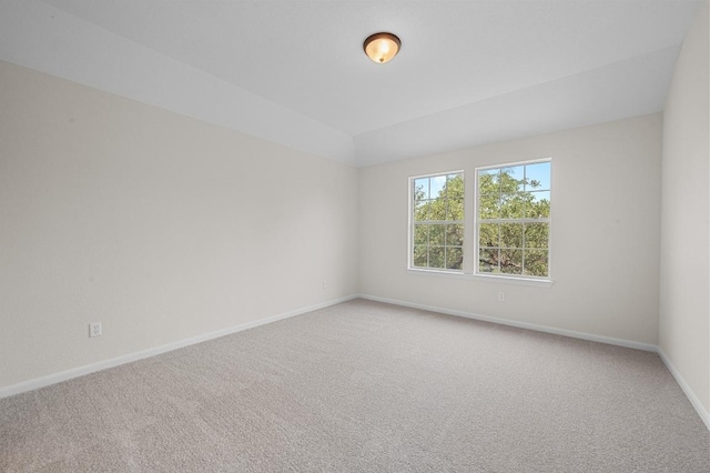12304 Buvana Dr, Austin, TX 78739 - carpeted spare room with baseboards and lofted ceiling
