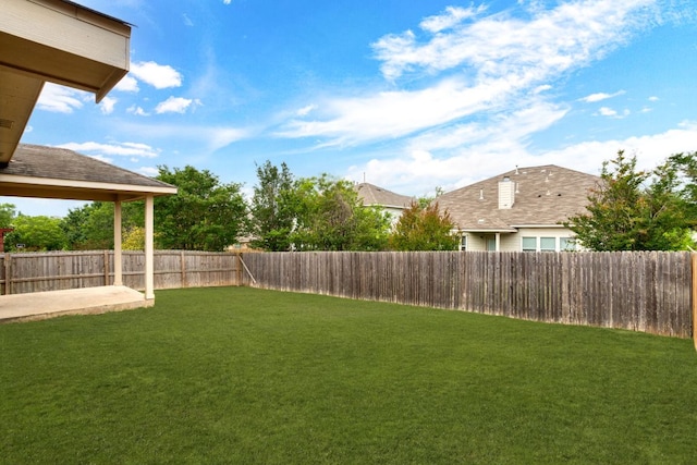117 N Maplewood, Kyle, TX 78640 - fenced backyard with a patio
