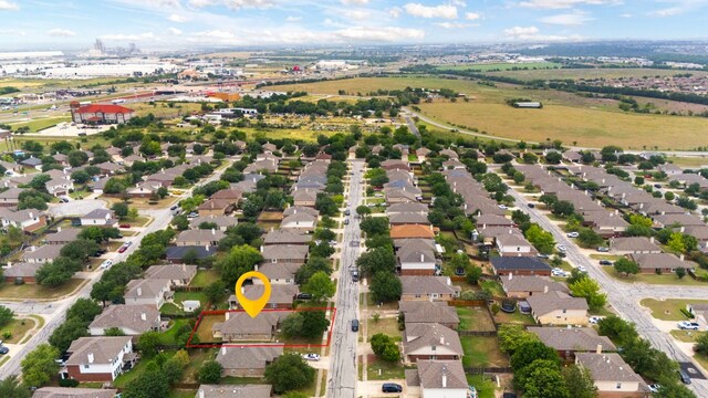 117 N Maplewood, Kyle, TX 78640 - aerial perspective of suburban area