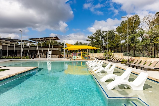 561 Greatest Gift Way, Jarrell, TX 76537 - view of community pool