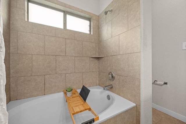 2101 Rivers Edge Way Unit 9, Austin, TX 78741 - full bathroom with shower / bath combo, tile patterned floors, and baseboards