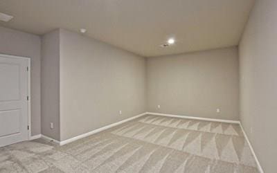 4720 Napoli Shore Dr, Leander, TX 78641 - unfurnished room with carpet flooring, baseboards, and recessed lighting