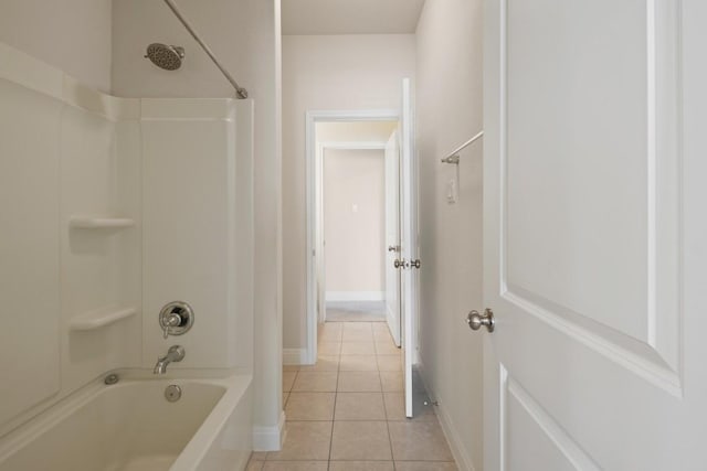 7109 Bargello Pl, Round Rock, TX 78665 - full bath featuring tile patterned flooring, bathing tub / shower combination, and baseboards