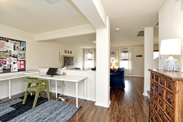 510 W Metcalfe St, Hutto, TX 78634 - office with wood finished floors