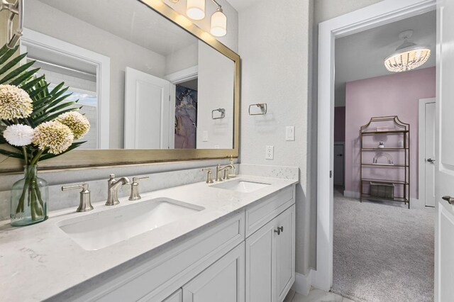 467 Cortaro Dr, Dripping Springs, TX 78620 - bathroom with double vanity