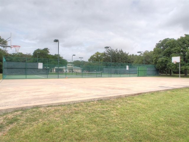 2012 Wood Glen Dr, Round Rock, TX 78681 - view of basketball court with a tennis court and community basketball court