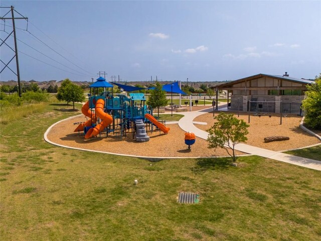 111 Blackwell Ln, Kyle, TX 78640 - community playground featuring a lawn
