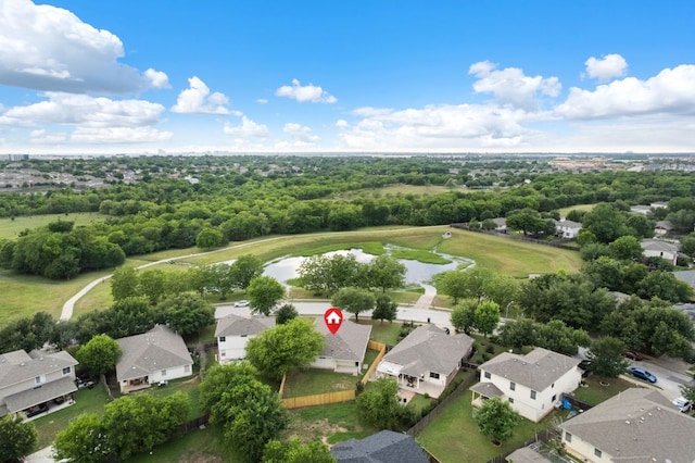 13820 Ceylon Tea Cir, Pflugerville, TX 78660 - aerial perspective of suburban area featuring a nearby body of water