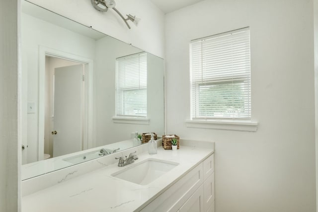 9001 Lodge Ct, Austin, TX 78758 - bathroom with vanity and toilet