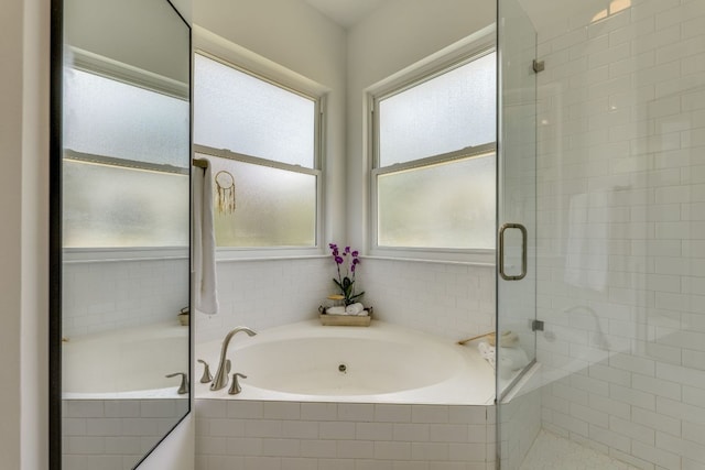 101 Peterson Ct, Austin, TX 78734 - full bath with a shower stall and a bath