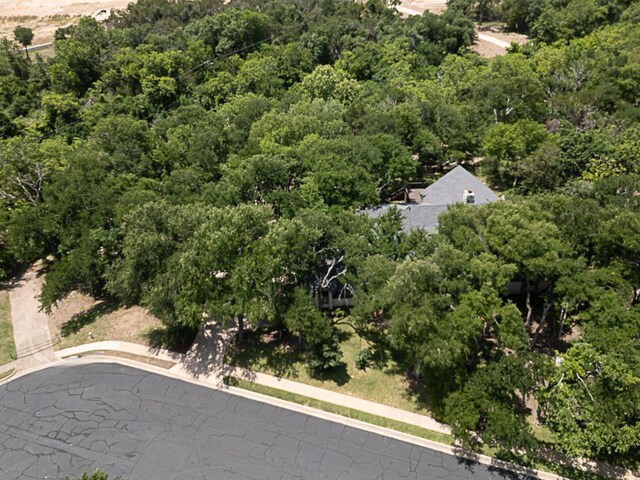 1400 Pearl Cv, Round Rock, TX 78681 - aerial view of a heavily wooded area