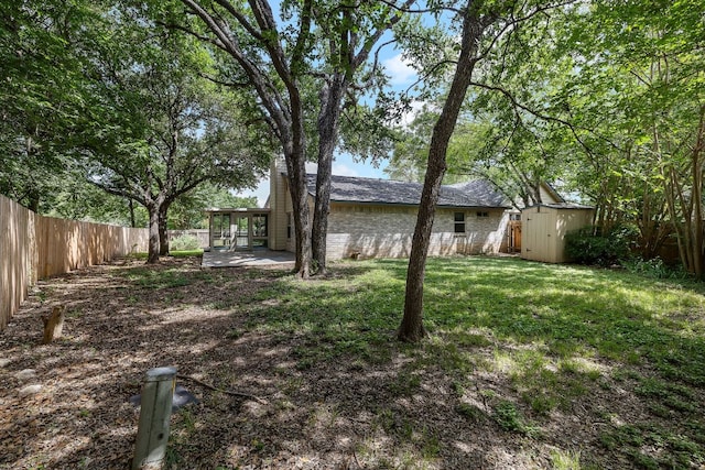 8507 Tad Park Cv, Round Rock, TX 78681 - view of yard with a patio