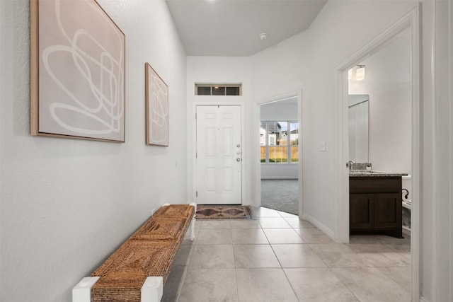 13002 Stanford Dr Unit 40, Austin, TX 78748 - foyer entrance featuring light tile patterned floors