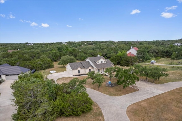 206 High Plains Dr, Dripping Springs, TX 78620 - view from above of property with a forest