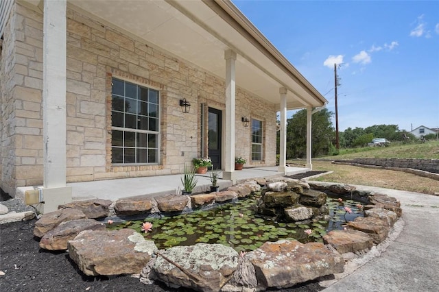 206 High Plains Dr, Dripping Springs, TX 78620 - view of covered porch
