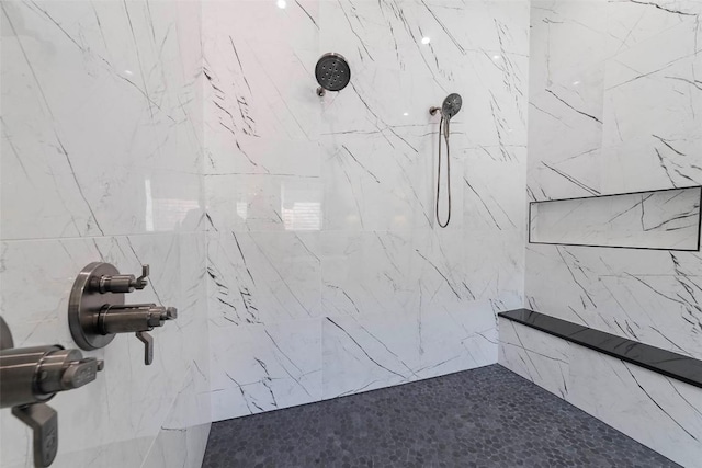 125 Azalea Loop, Horseshoe Bay, TX 78657 - bathroom view of a tile shower