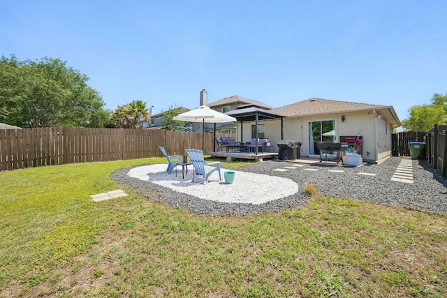 16708 Hamilton Point Cir, Manor, TX 78653 - view of yard featuring a patio