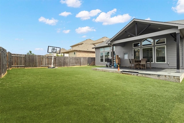 241 Oleander Loop, Buda, TX 78610 - view of yard with a patio area
