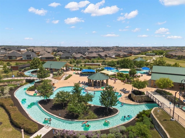 241 Oleander Loop, Buda, TX 78610 - aerial view of residential area featuring a pool area