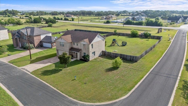 100 N Prairie Ln, Georgetown, TX 78633 - aerial perspective of suburban area