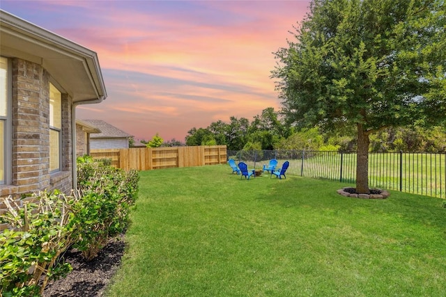 270 Harris Dr, Austin, TX 78737 - view of yard at dusk