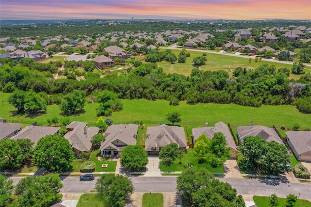 270 Harris Dr, Austin, TX 78737 - aerial view at dusk of a residential view