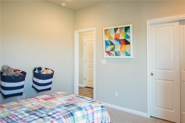813 Vaughn St, Georgetown, TX 78628 - bedroom with carpet floors and baseboards