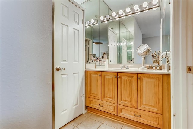 700 S 1st St S Unit 101, Austin, TX 78704 - bathroom with tile patterned flooring and vanity