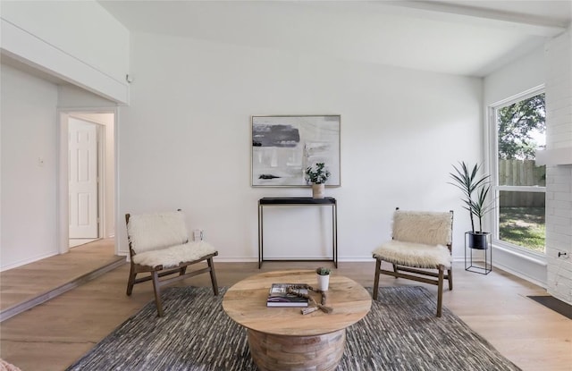 2603 Carlow Dr, Austin, TX 78745 - living area with wood finished floors and baseboards