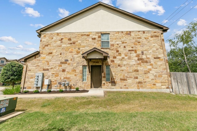 1701 S Bell Blvd Unit 101, Cedar Park, TX 78613 - view of front of house featuring stone siding and stucco siding