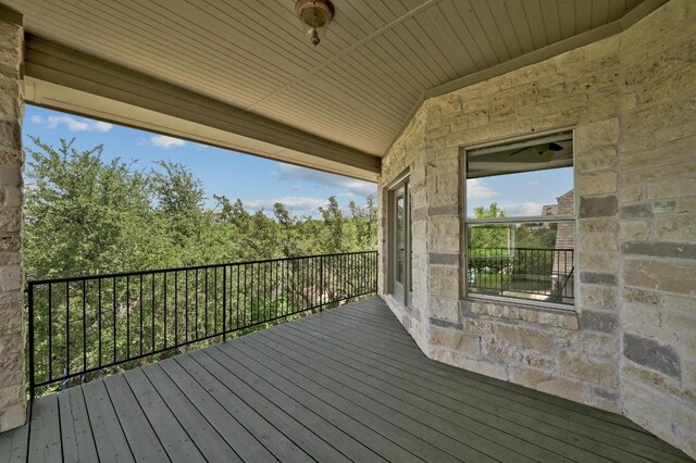 12004 Mira Mesa Dr, Austin, TX 78732 - view of deck