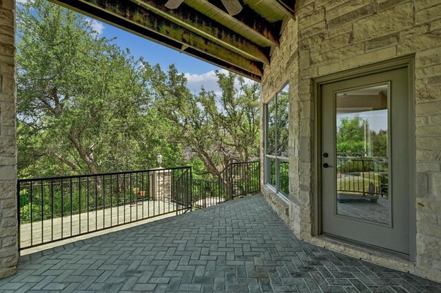 12004 Mira Mesa Dr, Austin, TX 78732 - view of patio / terrace