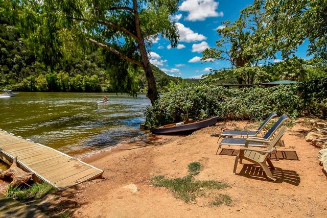 12004 Mira Mesa Dr, Austin, TX 78732 - view of yard with a water view