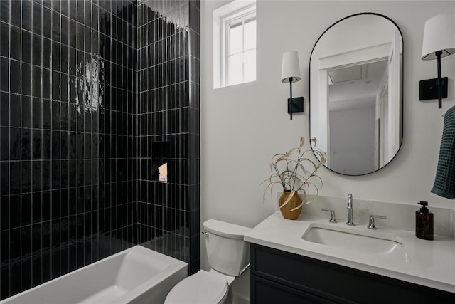 113 Nelray Blvd Unit 2, Austin, TX 78751 - bathroom with vanity, toilet, and shower / washtub combination