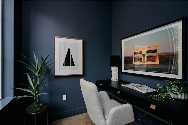 113 Nelray Blvd Unit 2, Austin, TX 78751 - office space with baseboards and wood finished floors