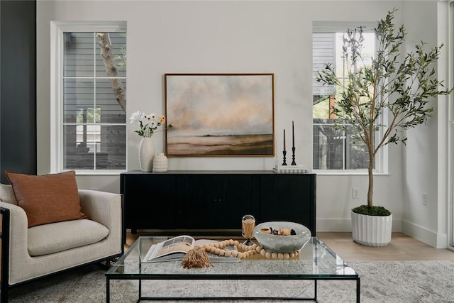 113 Nelray Blvd Unit 2, Austin, TX 78751 - sitting room with wood finished floors, healthy amount of natural light, and baseboards
