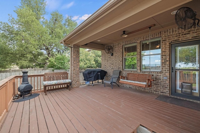2217 Hilltop Climb Dr, Leander, TX 78641 - deck featuring area for grilling