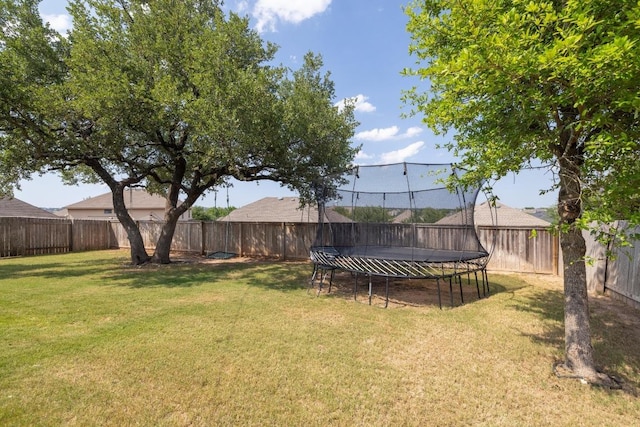 2217 Hilltop Climb Dr, Leander, TX 78641 - view of yard featuring a trampoline