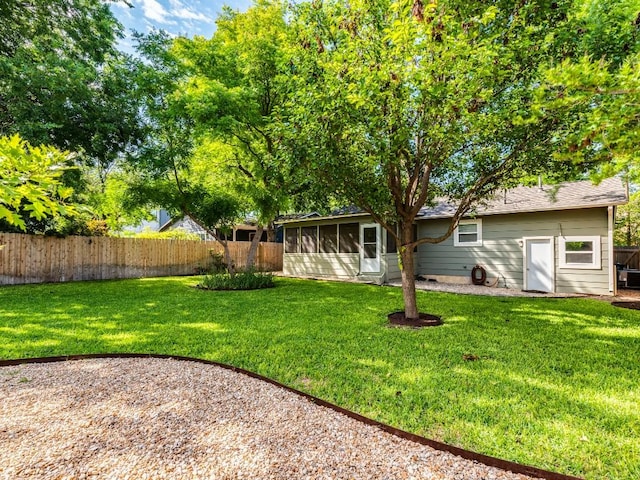 1316 Arcadia Ave, Austin, TX 78757 - view of yard with a sunroom
