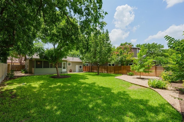 1316 Arcadia Ave, Austin, TX 78757 - view of yard featuring a sunroom
