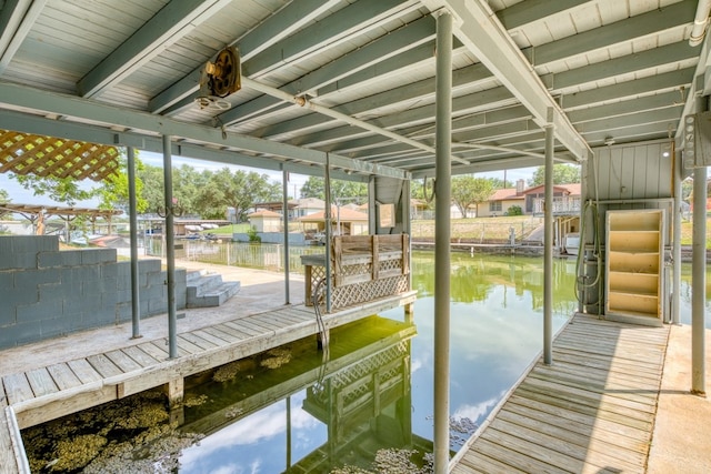 111 Dove Rd, Highland Haven, TX 78654 - dock with a water view and boat lift