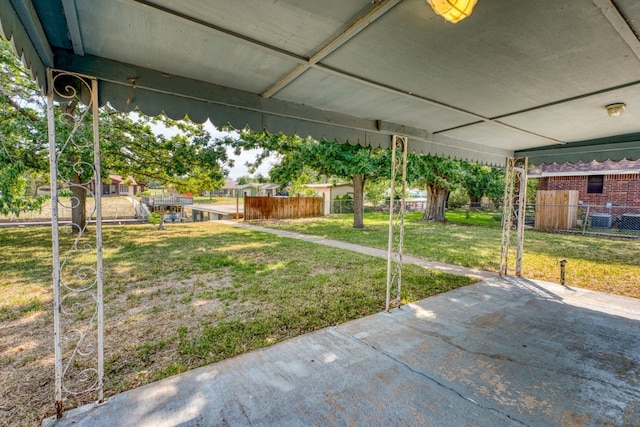 111 Dove Rd, Highland Haven, TX 78654 - view of yard with a patio