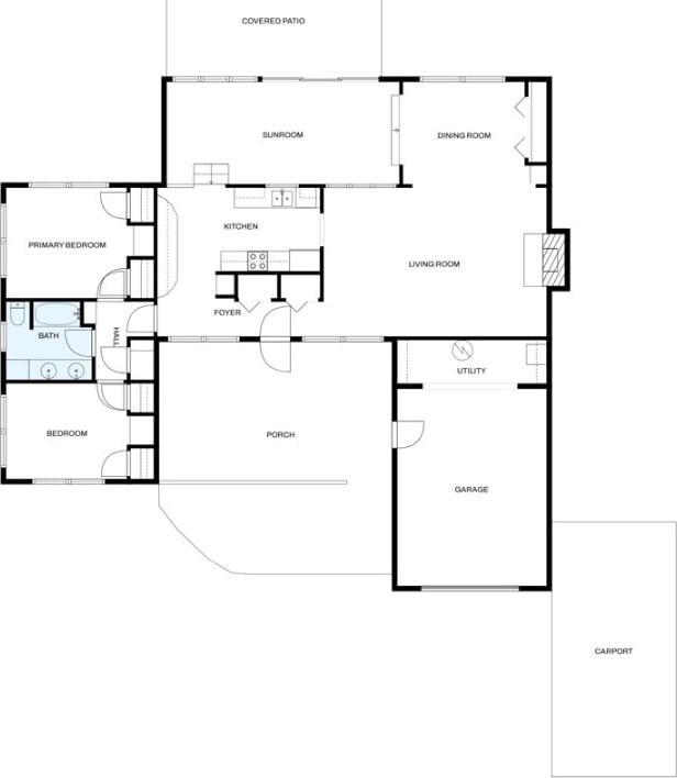 111 Dove Rd, Highland Haven, TX 78654 - room layout