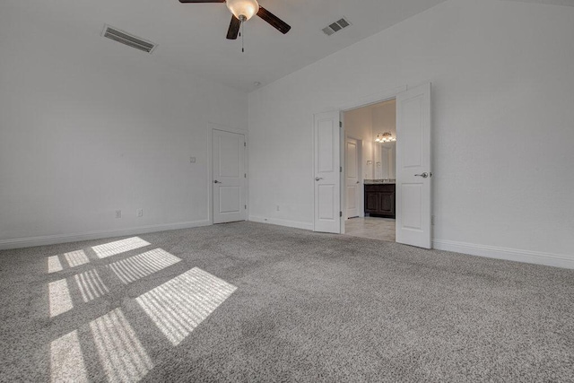 20908 Akbash Ln, Pflugerville, TX 78660 - empty room with light colored carpet and a ceiling fan