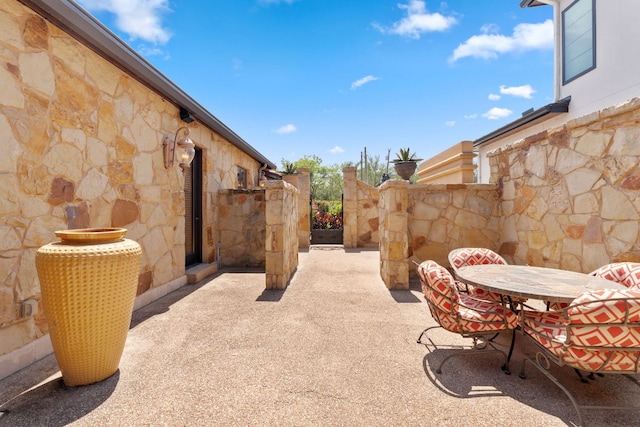 507 Sandy Mountain Dr, Sunrise Beach, TX 78643 - view of patio / terrace with outdoor dining area