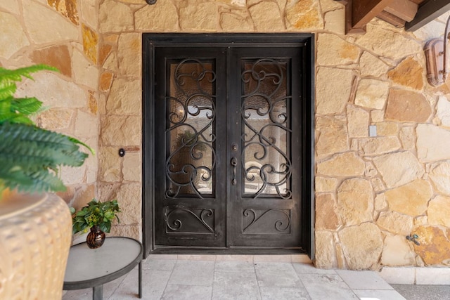 507 Sandy Mountain Dr, Sunrise Beach, TX 78643 - doorway to property with french doors