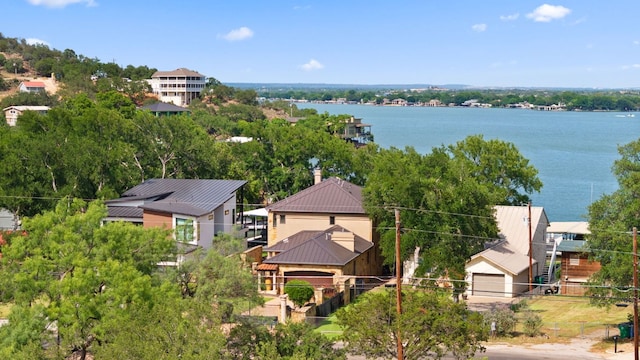 507 Sandy Mountain Dr, Sunrise Beach, TX 78643 - bird's eye view of a nearby body of water