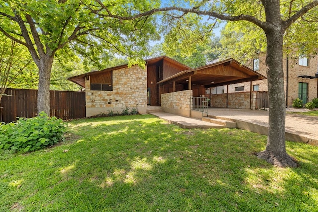 2309 Westoak Dr, Austin, TX 78704 - view of property exterior with stone siding